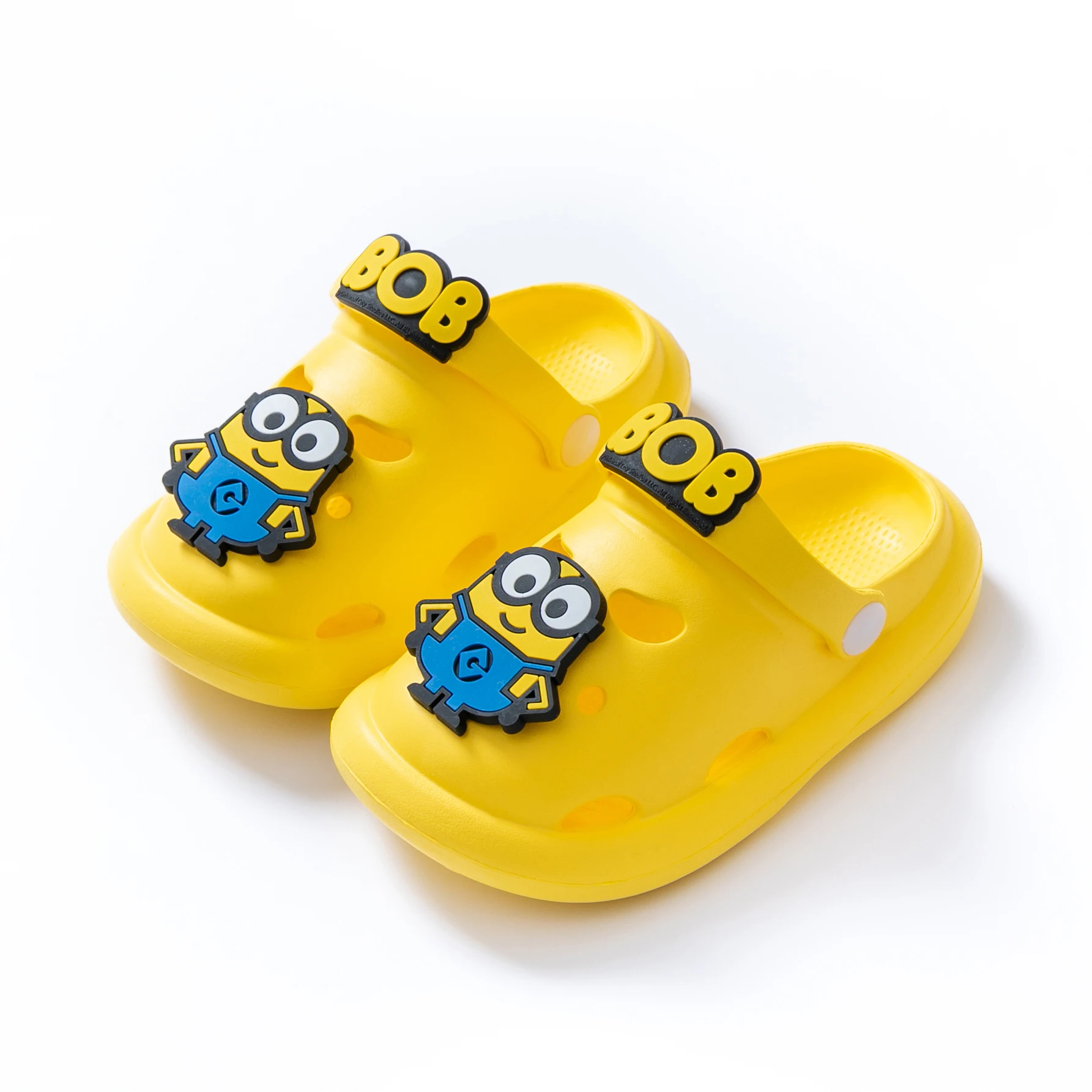 Minionki Buty z dziurami Antypoślizgowe noszenie Lekkie noszenie Kapcie dziecięce Letnie buty do chodzenia na świeżym powietrzu Chłopcy Dziewczęta