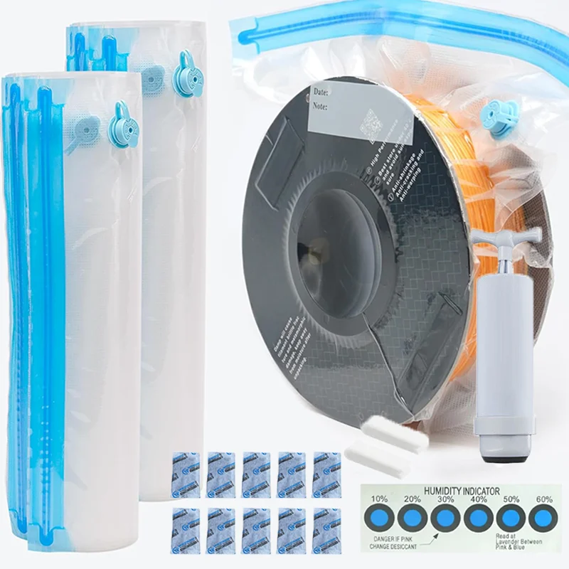 5-10Bags Filament Storage Vacuum Bag 3D Printer PLA/ABS/PETG Filament Dryer Safekeeping Humidity Resistant For 3D Printer Partsr