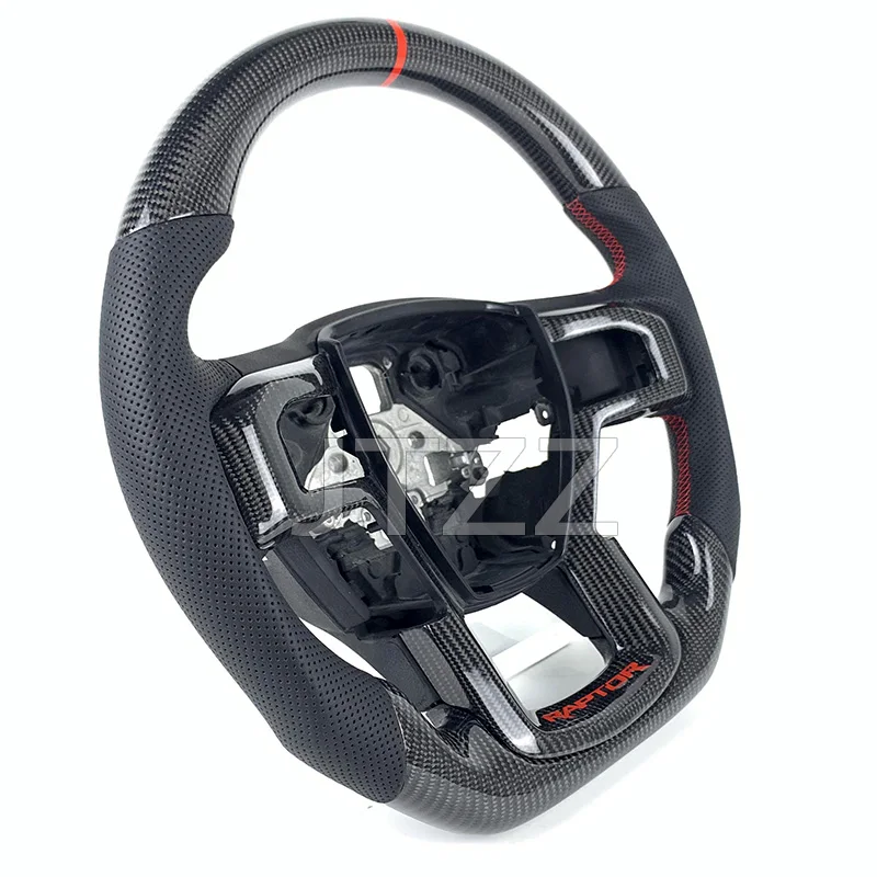 For Ford F150 F250 F350 Raptor steering wheel carbon fiber 2015 2016 2017 2018