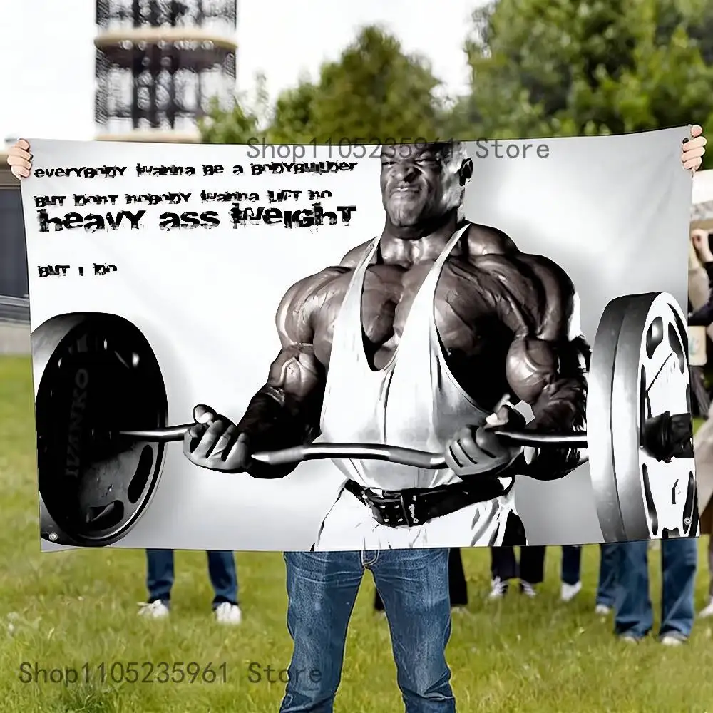 

R-Ronnie C-Coleman Hanging Flags Garden Banner Garage Decoration Wall Decor Tapestry Outdoor Home Items