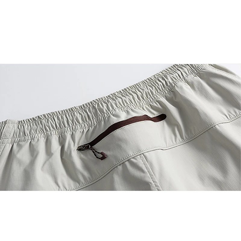 Unisex Teflon Wasserdichte Softshell-Hose - Fluoridfreie, wasserabweisende, schnelltrocknende Wanderhose mit Reißverschlusstaschen – Detail 3