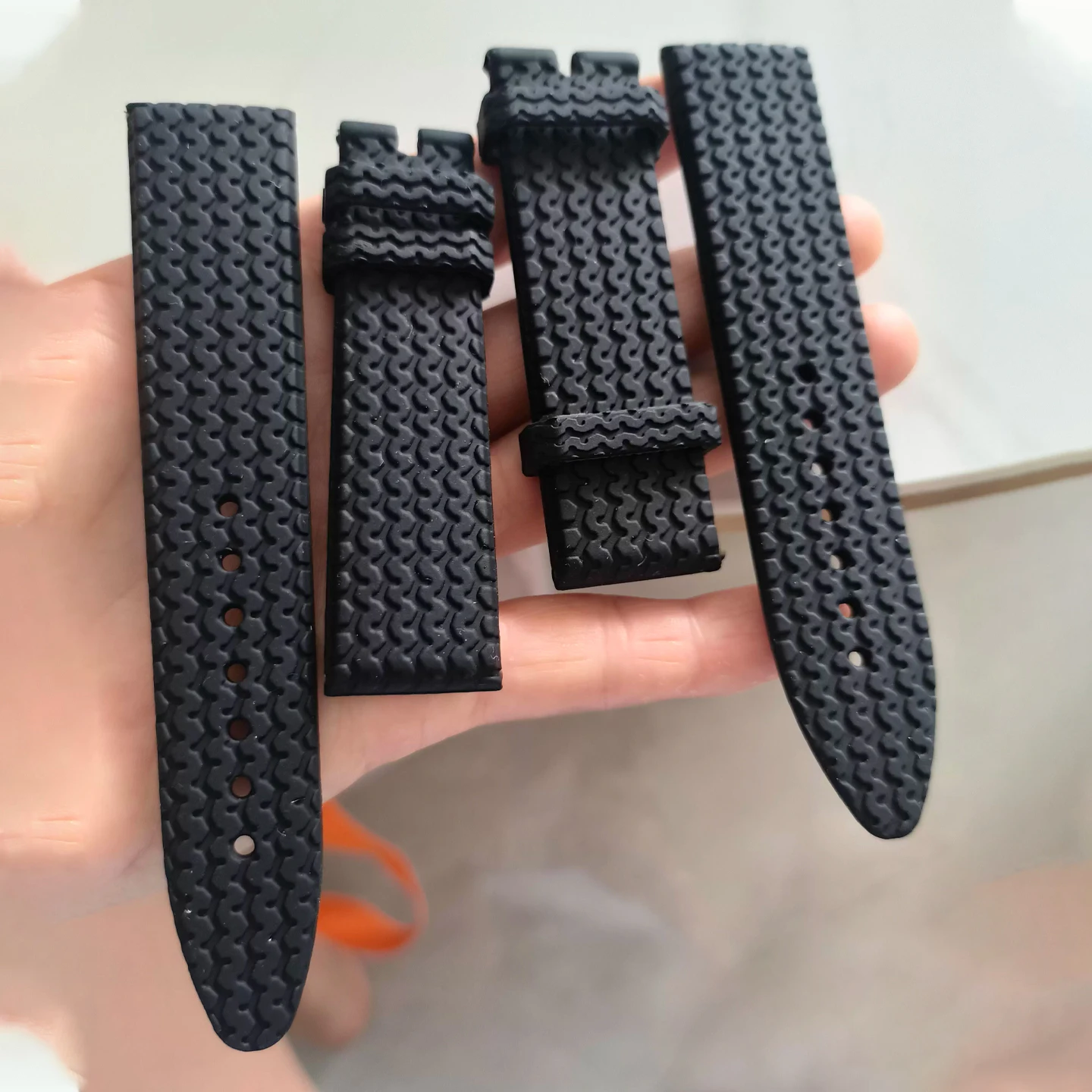 ل Chopard FKM ساعة مطاطية حزام كلاسيكي سباق 168511 الرجال الإطارات فقي نمط فلورو المطاط سوار 21 مللي متر 23 مللي متر الساعات