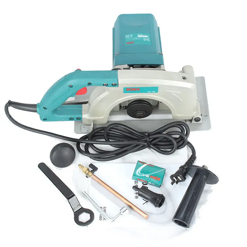 Power Circular Saw Portable Slotting Marble Machine Hand-held Chainsaw High-power Stone Cutting Machine
