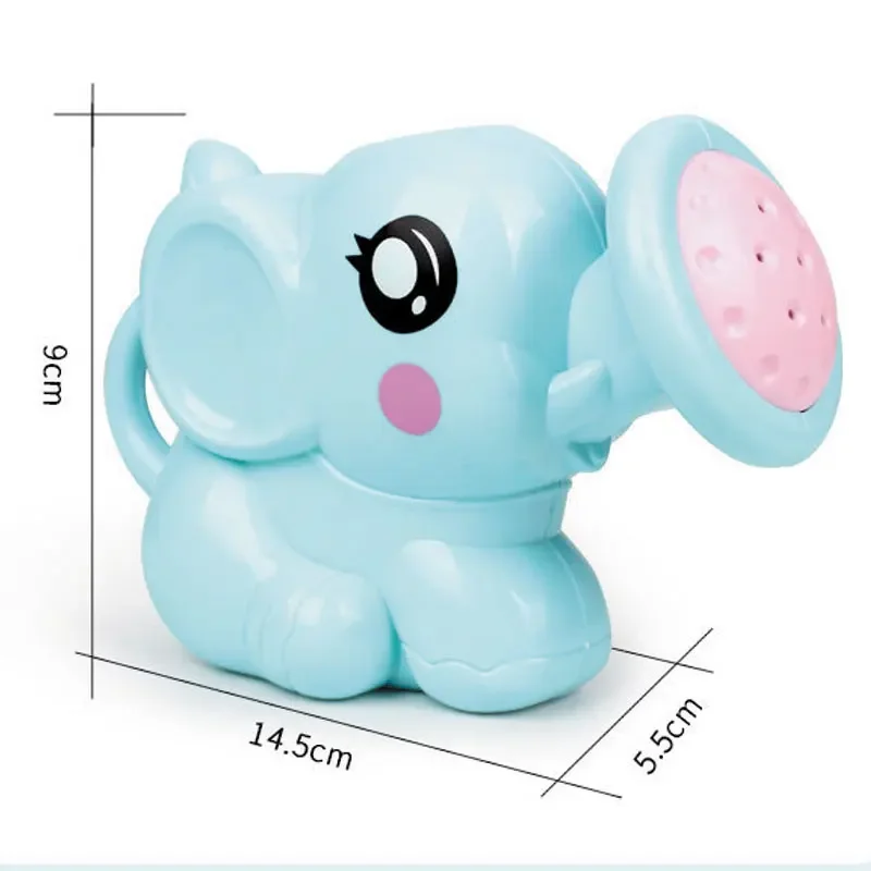 1PCS Baby Cartoon Elephant Shower Cup Newborn Child Shower Shampoo Cup Baby Shower Water Spoon Bath Cup Bath Toy Toddler Toys