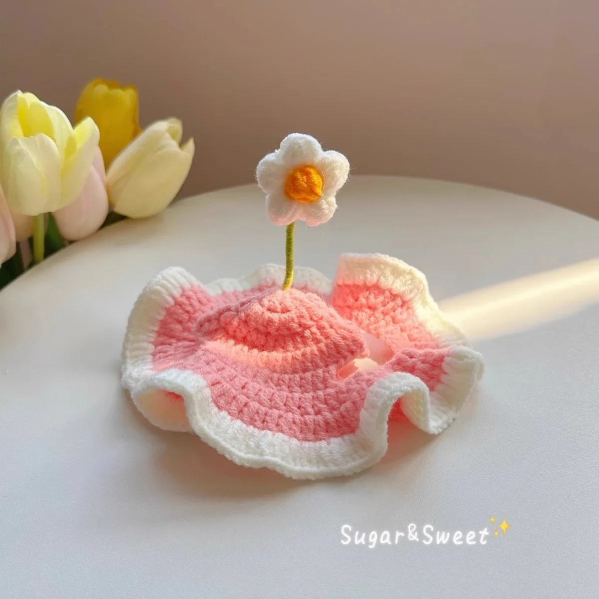 قبعة متماسكة للحيوانات الأليفة |   أغطية رأس للقطط مصنوعة يدويًا وإكسسوارات شعر الكلاب |   زخرفة لطيفة للشعر البريطاني القصير والحيوانات الأليفة الصغيرة يوميًا