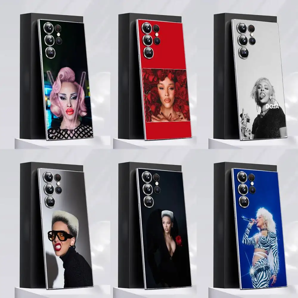 

D-Doja Cat Vie Phone Case For Samsung S24,30,21,22,23,20 FE,lite,PIus,Ultra,5G,Note,9,10 Transparent Cover