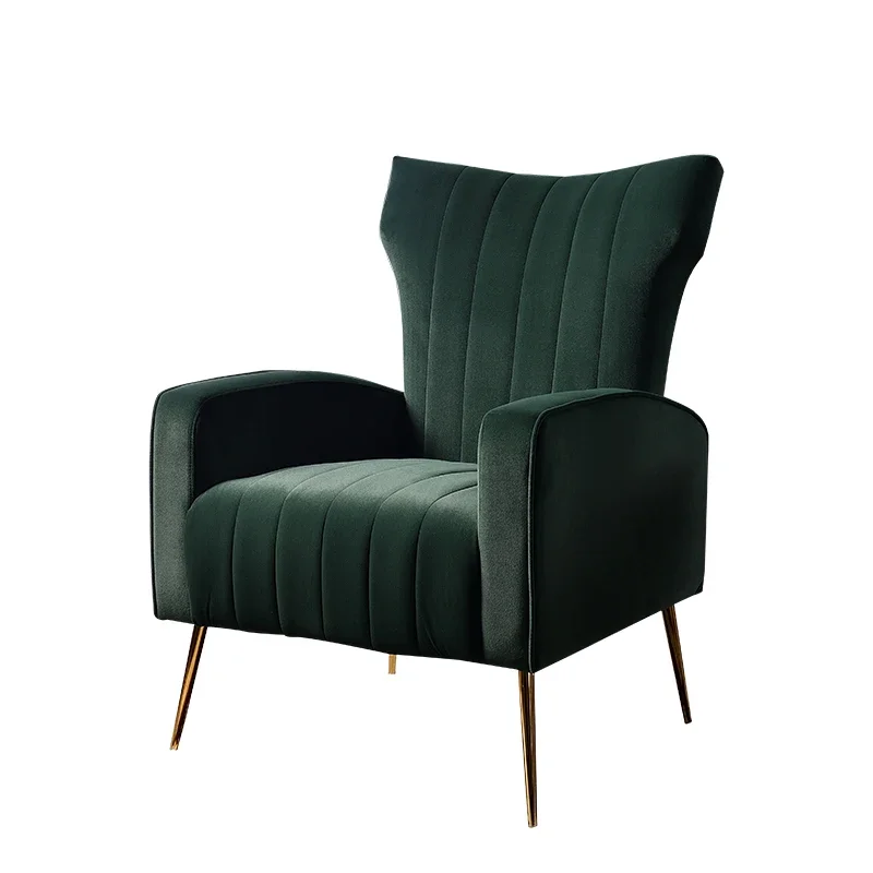 American light luxury tiger chair, simple and modern bedroom small apartment fabric sofa
