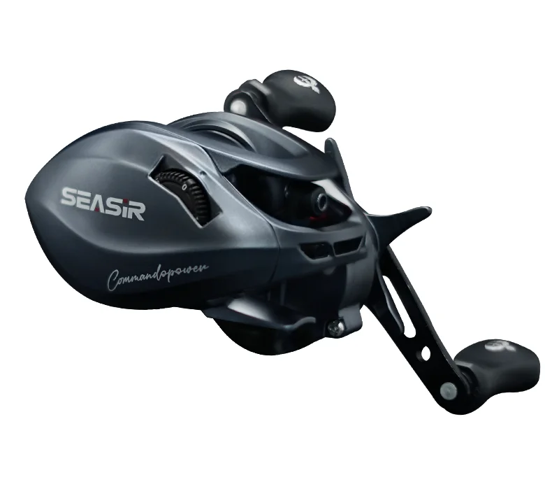 Seasir Commando Power Baitcaster-Rolle, Hochgeschwindigkeits-Übersetzungsverhältnis 7,1:1 Drag 9 kg, neue Generation Drag Clicker, Fresh Saltwater Fishing – Detail 19