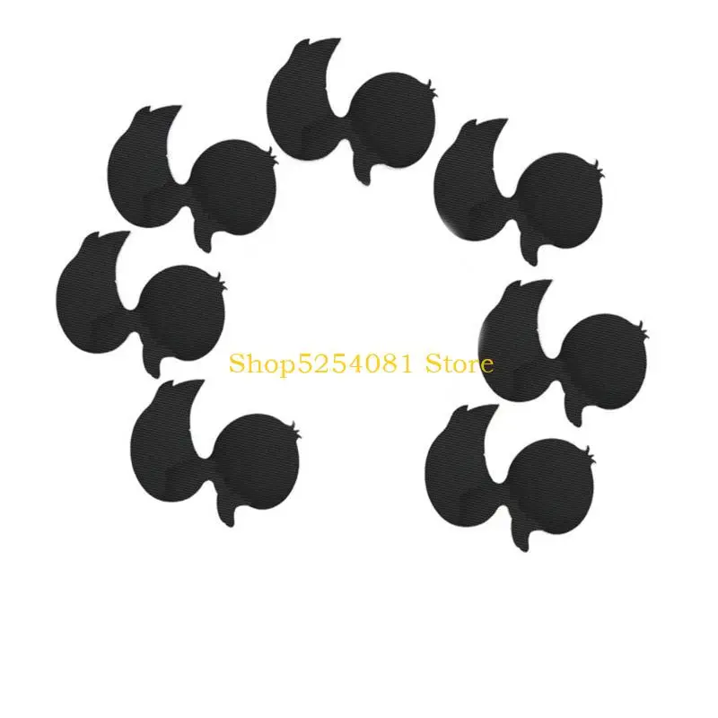 Axyc 12pcs ملصقات حوض الاستحمام غير الانزلاق كرارتون بطة لاصق الأطفال المضاد للانزلاق للدش وحوض الاستحمام مع حمام مكشفية #4