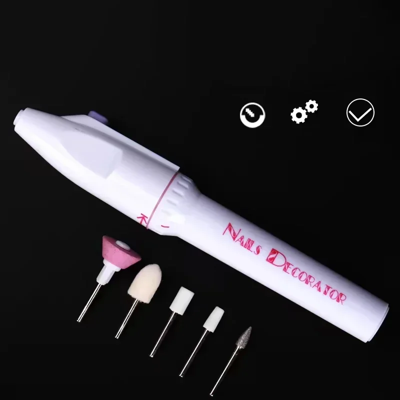 Electric Nail Polisher Drill Bits Dead Skin Removal Kit Machine Manicure Pedicure Grinding Nail Art Sanding File Pen Tools