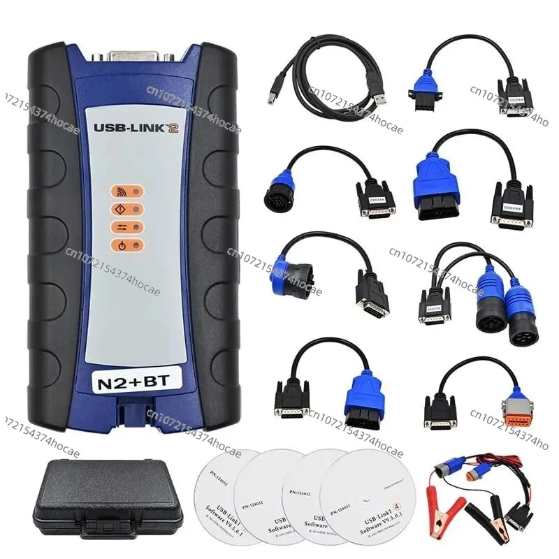 NEXIQ USB Link2 125032   أداة تشخيص محرك الديزل الماسح الضوئي لشاحنة الديزل الثقيلة بتقنية البلوتوث