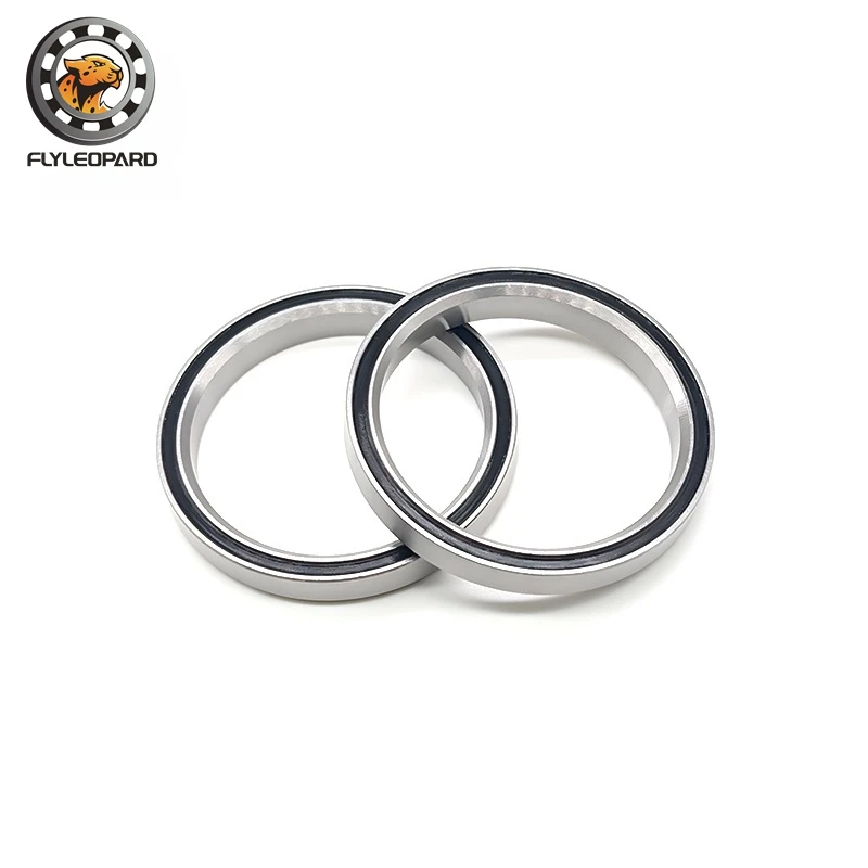 2PCS ACB495H6.5 Road Bike Headset Bearings 40.5x49.5x6.5 mm 45°/45°  Degree Chrome Steel Tapered Upper Lower ACB Bearing Set