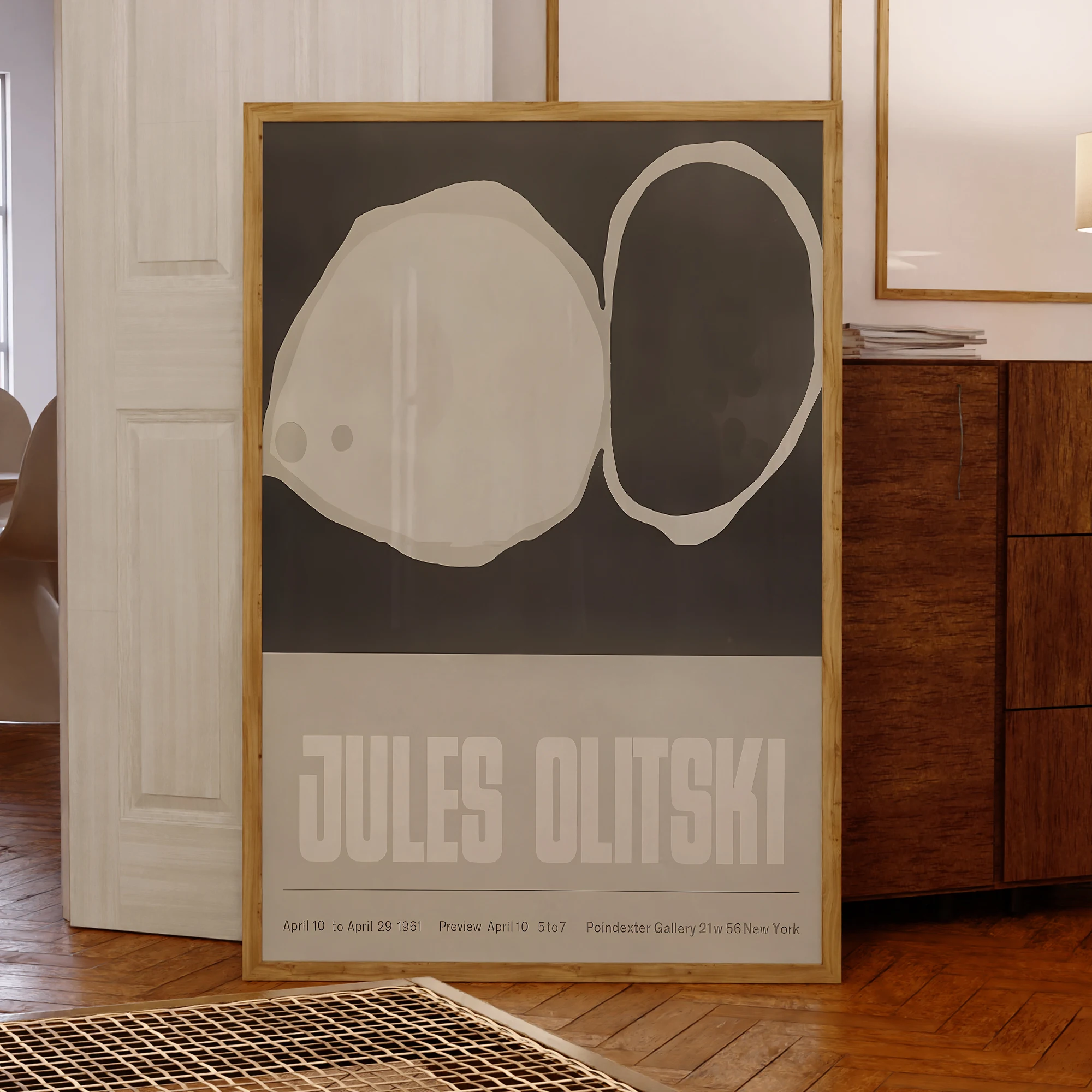 Modern Retro Abstract Jules Olitski Wall Art Picture Poster Home Decor Waterproof Printing For Living Bedroom Office