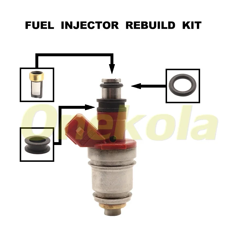 Fuel Injector Repair Kits for 90-95 Nissan Pickup D21 2.4L 16600-86G00 16600-86G01 JS21-1