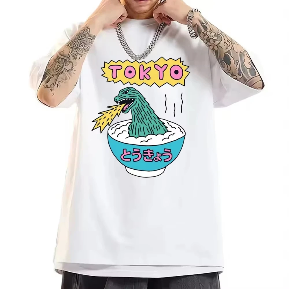 

2025 Anime Tokyo Printed T-shirt Men Women Casual Harajuku Fashion Streetwear Hip Hop Y2K O-Neck Short Sleeve Top Tshirt