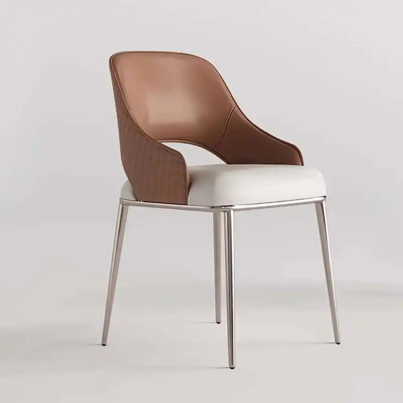 

Set Of 2 Dining Chairs Modern Nordic Comfortable Trendy Ergonomic Aesthetic Dining Chair Luxury Simple Chaise Cuisine Furniture