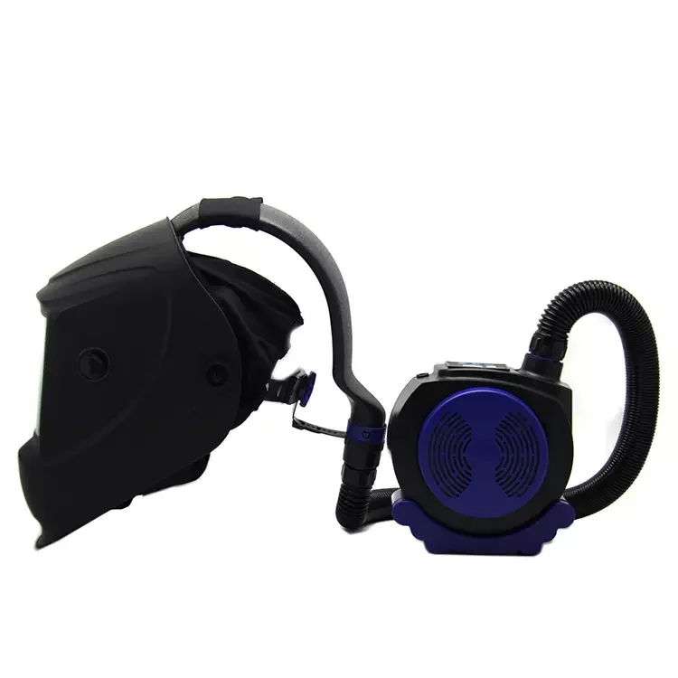 Wholesale Electronica Auto-Darkening Air Fed Respirator Welding Helmet Solar Powered PAPR Purifying Face Shield