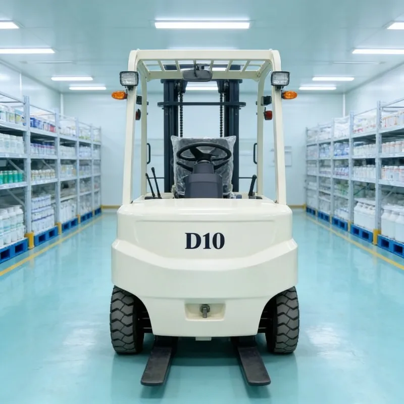 Triple Mast Reach Electric Forklift 2 Ton For High Rack Warehouse To Stack Goods Precisely With Advanced Electronic Controls