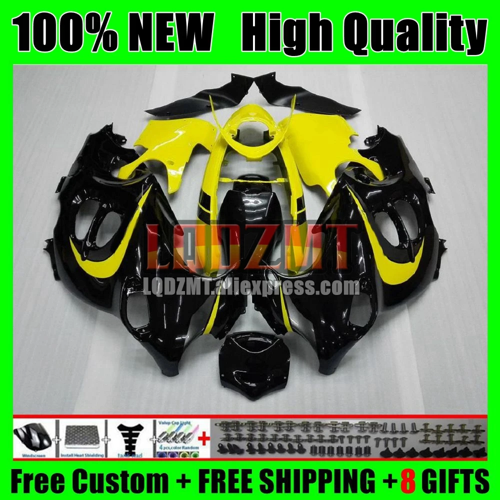 Body For SUZUKI KATANA GSXF 750 600 GSXF750 23No.51 Yellow black GSXF600 03 04 05 06 07 GSX600F 2003 2004 2005 2006 2007 Fairing