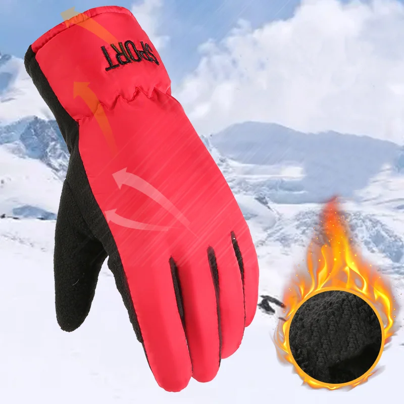 

Winter cycling and skiing gloves for men and women, winter warmth preservation and anti slip motorcycle outdoor cycling, windpro