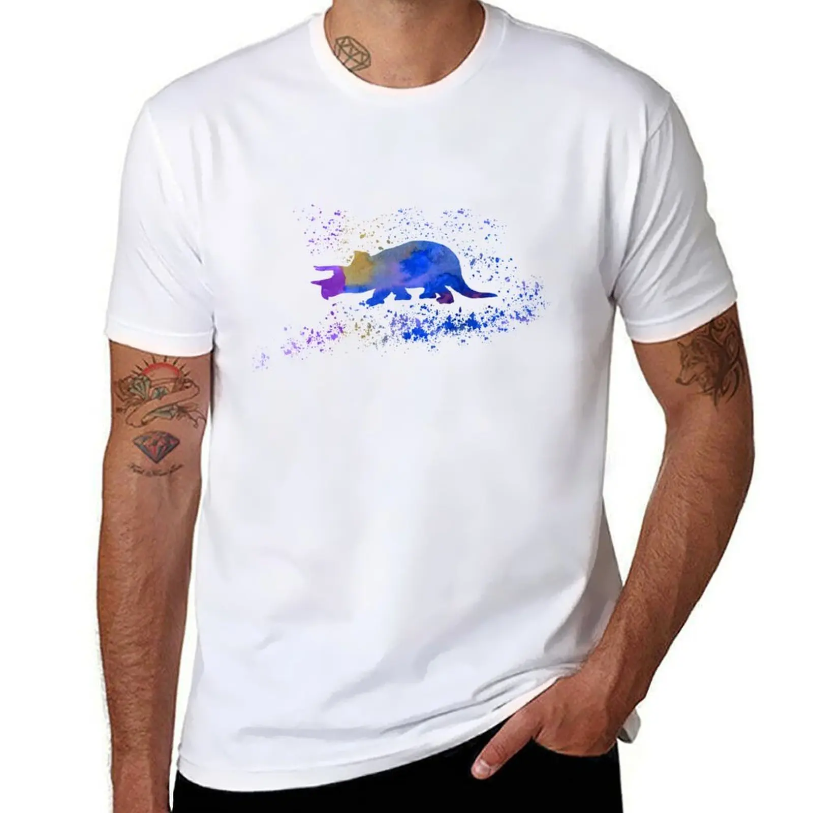 

Triceratops T-Shirt t shirt custom print anime t shirts for man T-Shirt