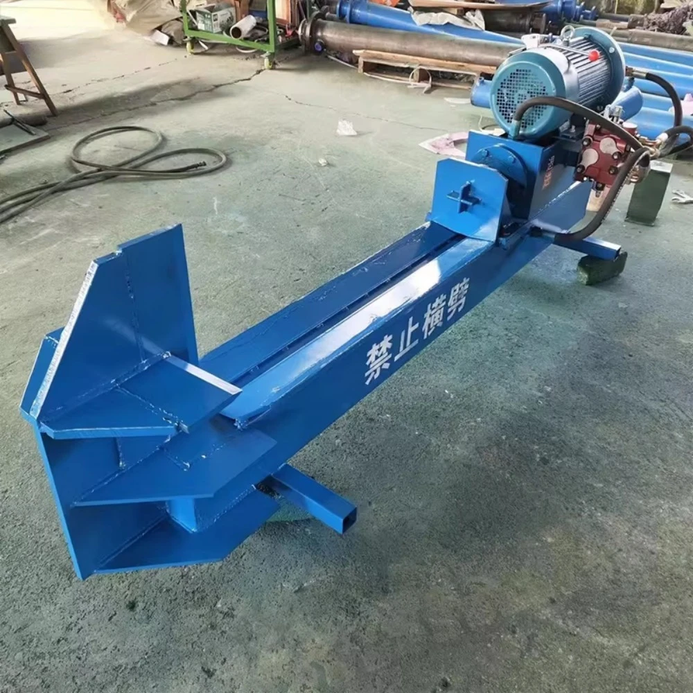 Heavy Duty 30T Electric Wood Splitter With 1.2 Meter Long Stroke for Big Logs and Stumps