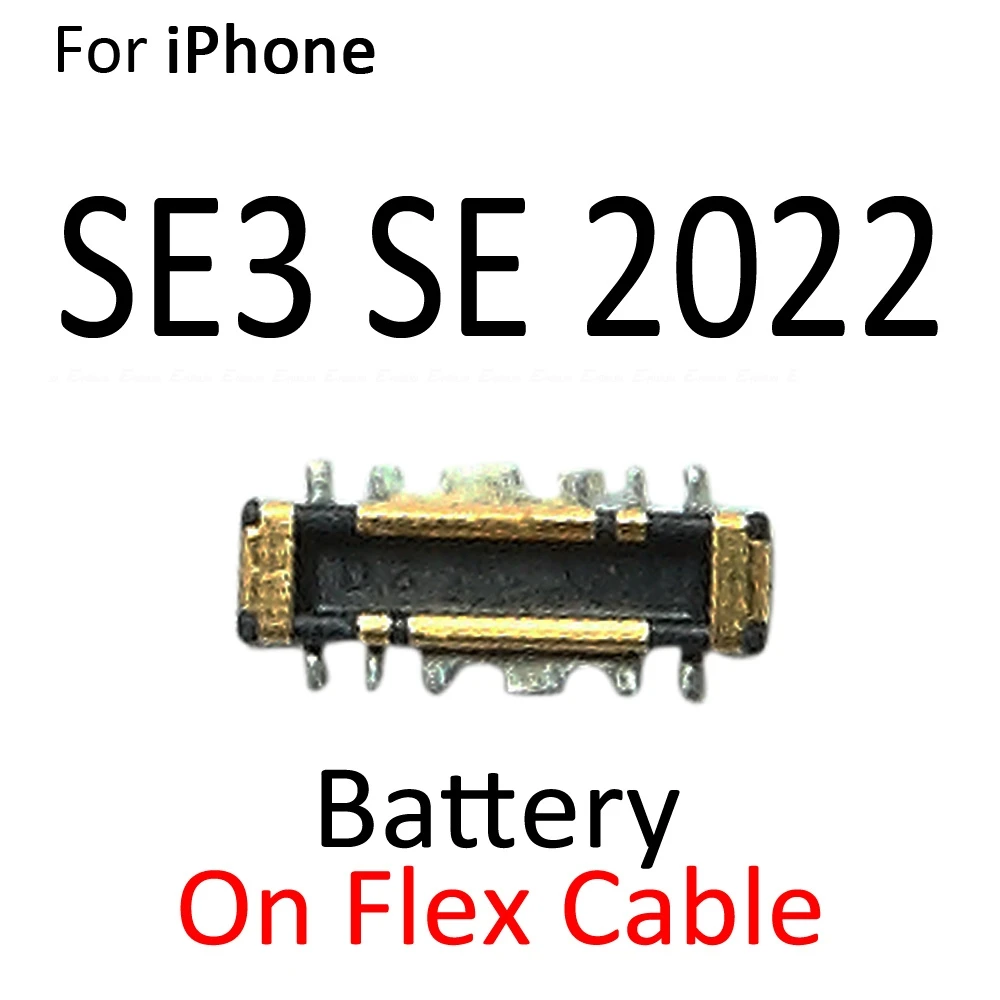 2pcs\lot Battery FPC Connector For iPhone 6 6S 7 8 Plus X XR XS Max SE 2020 2022 SE2 SE3 On Board Mainboard Flex Cable