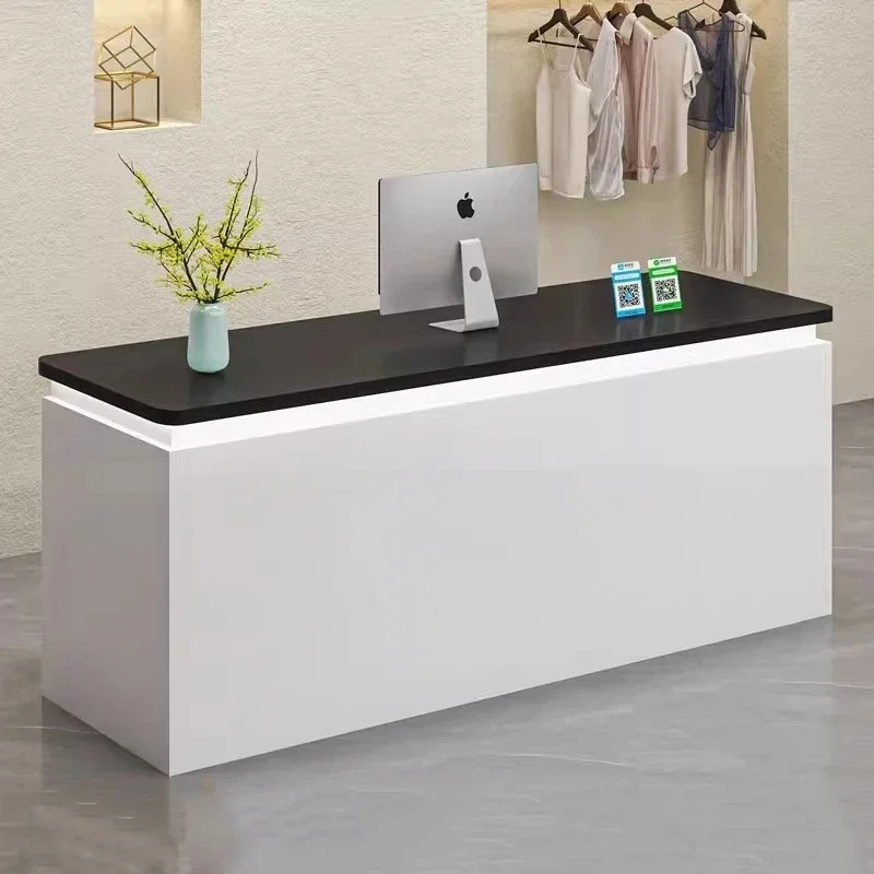 Decoração mesas de recepção design display luxo acessórios de mesa de recepção moderno bancone bar profissional móveis comerciais