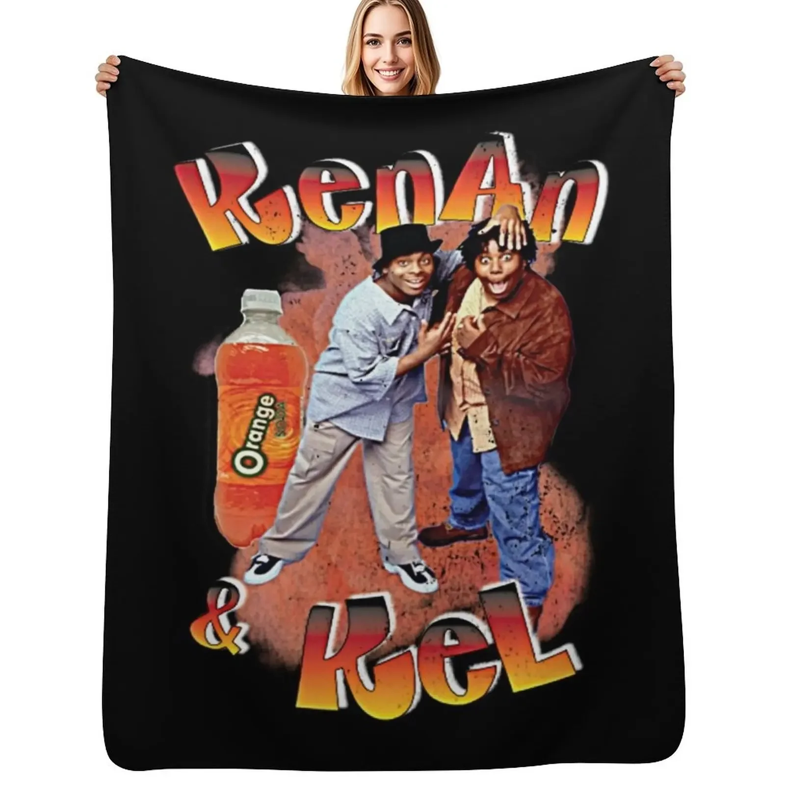 

Kenan and Kel T-Shirt Throw Blanket halloween Thins Vintage Blanket