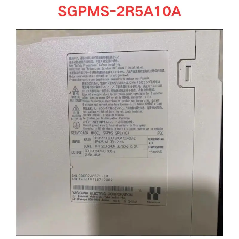

Б/у драйвер SGPMS-2R5A10A Функциональный тест ОК