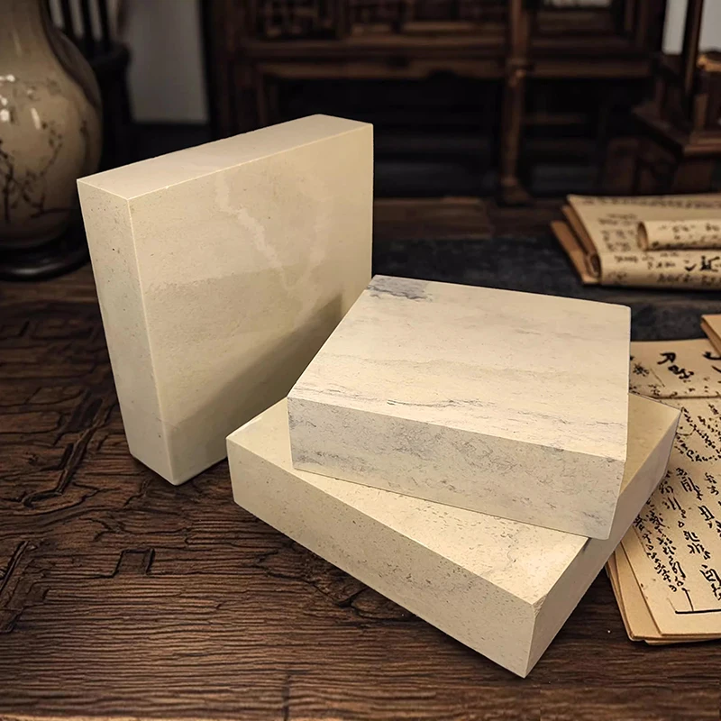 

Премиальный цинтиский камень для резьбы | Большой нерезной плоский измельчитель | Тонкозернистый, средней твердости. | Практический материал