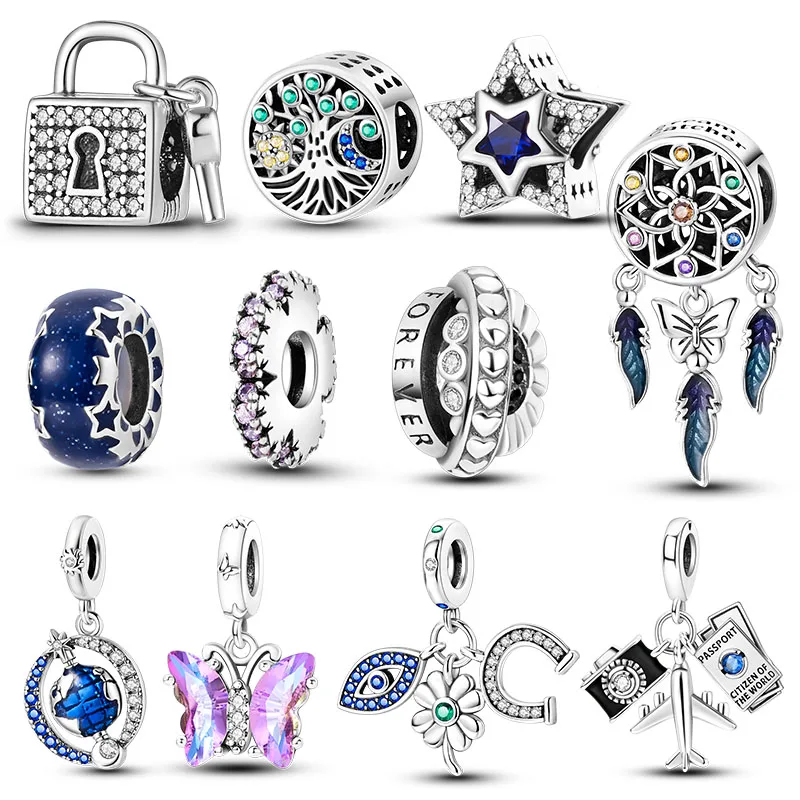 Silver Plated Charm Clearance Pendants Charms Beads Fit Original Bracelet Making Jewelry Gift