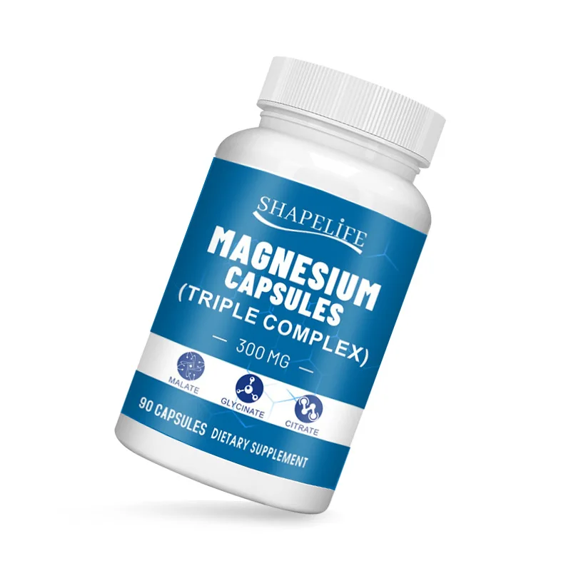 60 Capsules Triple Magnesium Complex 300mg Veggie Capsule