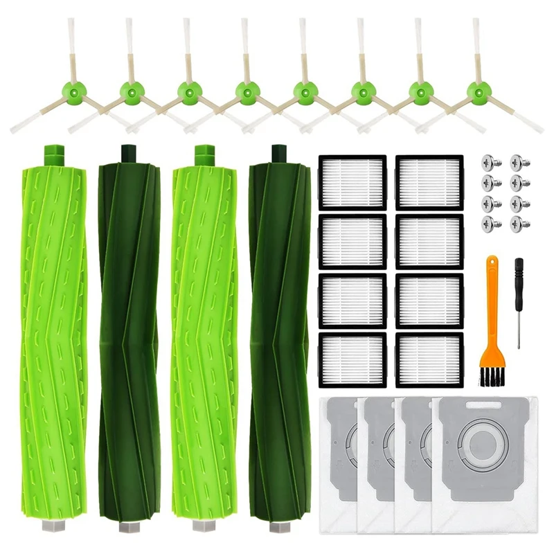 1 комплект сменных аксессуаров, подходящих для пылесосов Irobot Roomba I7 I7+ I3 I3+ I4 I6 I6+ I8 I8+/Plus E5 E6 E7 J7 I, E & J Series