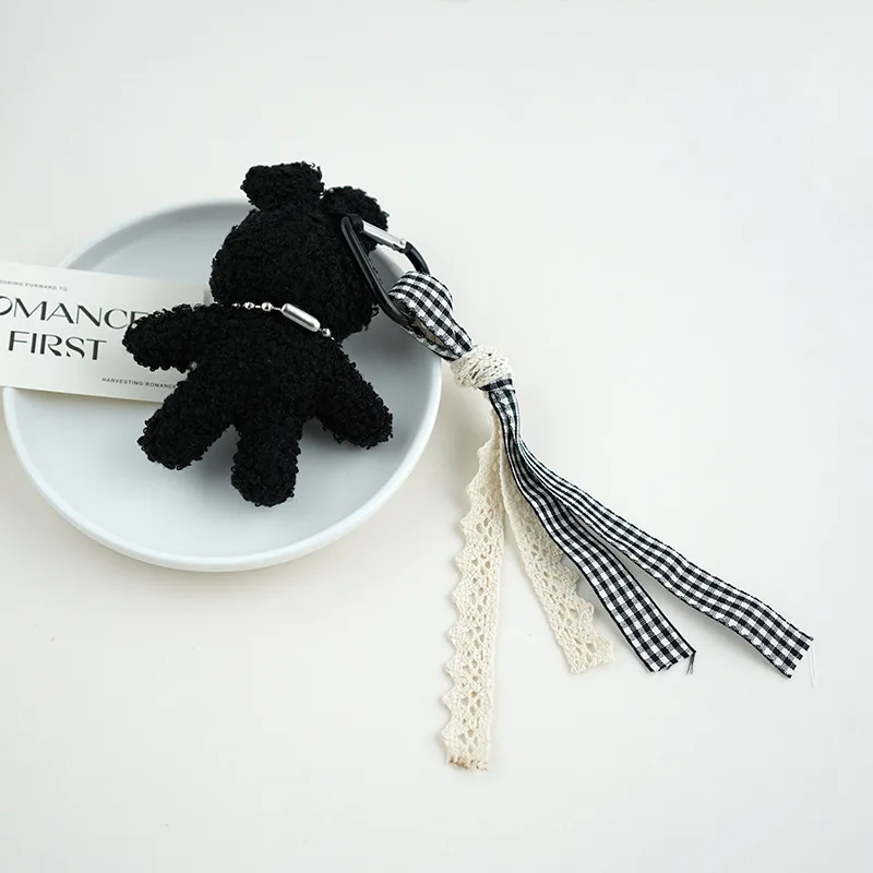Llavero De Conejito De Peluche Con Lata – Colgante Suave Hecho A Mano Para Llaves, Bolsos Y Mochilas (15 Cm, Regalo De Pascua)
