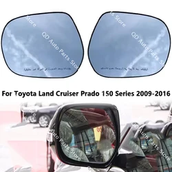 For Toyota Land Cruiser Prado 150 Series 2009-2016 87961-60B70 87931-60B70 Exterior Rearview Mirror Lenses Glass with Letters