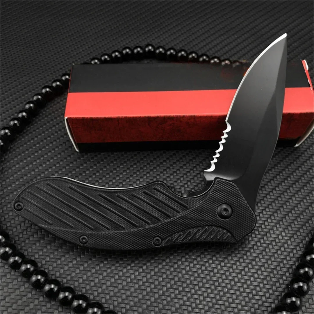 Nuovo 1605 Coltello da tasca 8CR13MOV Lama in acciaio Coltello da campeggio esterno Salvataggio Coltelli pieghevoli militari Strumento tattico portatile EDC