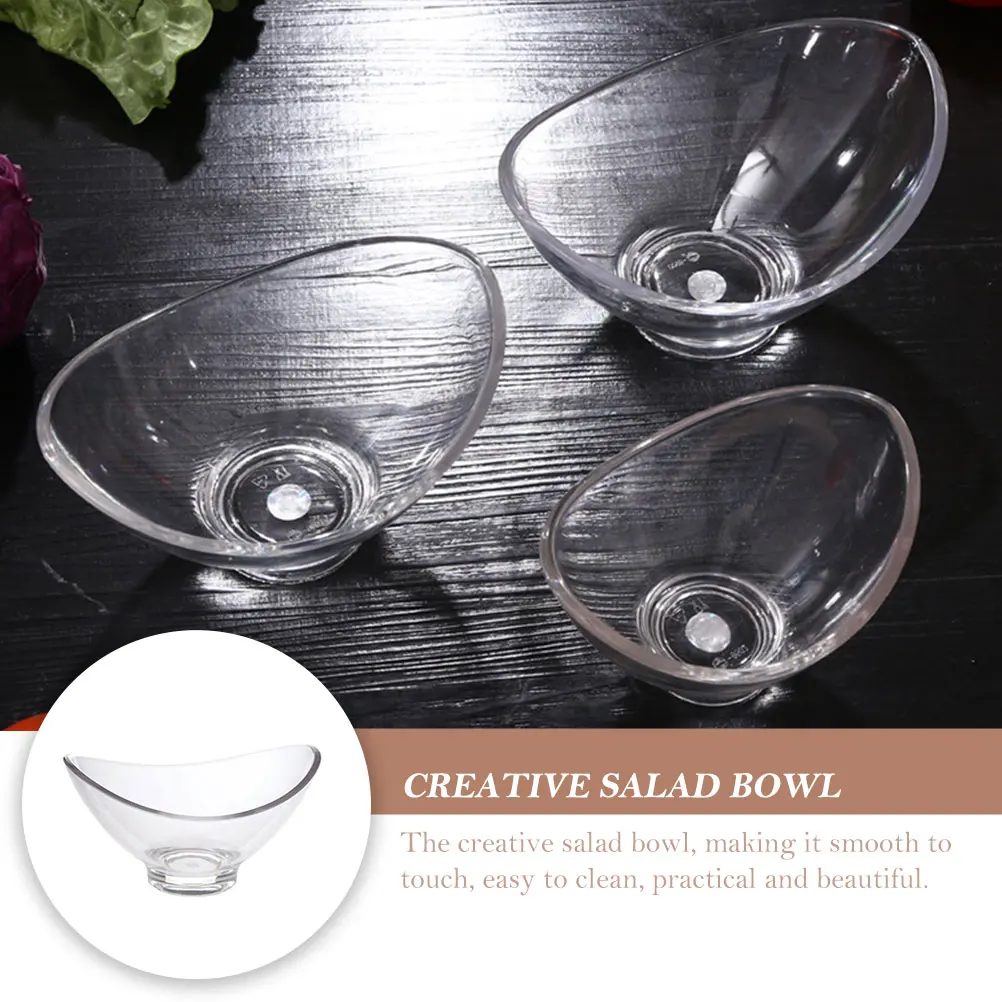 

Ingot Designed Bowl Multipurpose Dessert Serving Bowl Salad Container For Home Kitchen Restaurant Use Pc Plastic Candy Dish