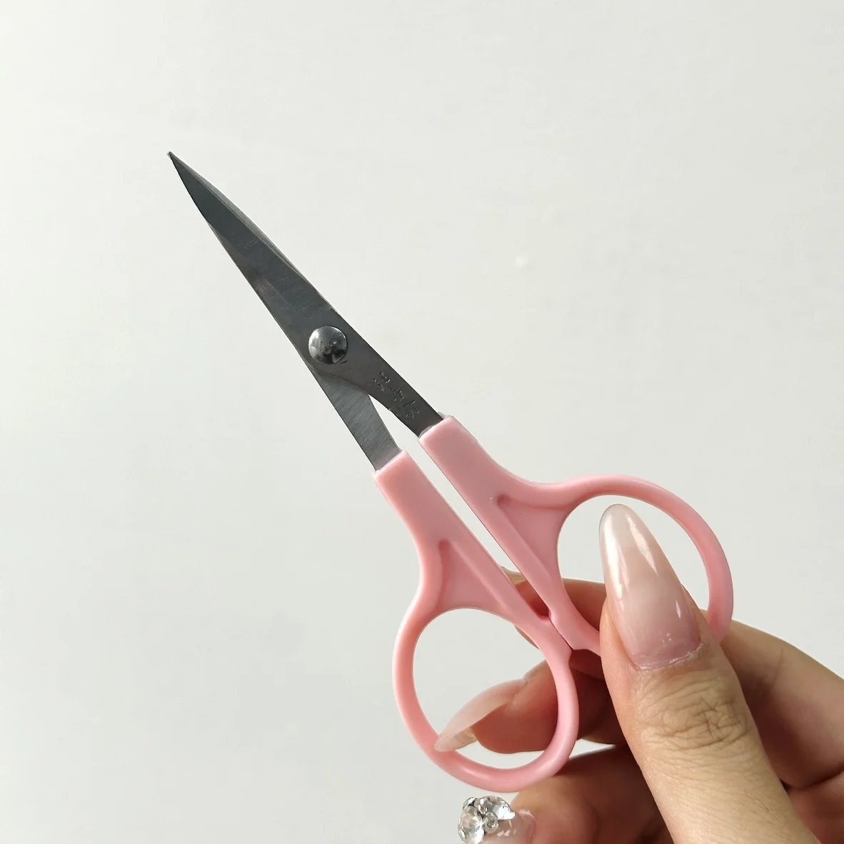 1/2pcs mini Sharp Angle Head Scissors Sewing Scissors 9.7cm Yarn Thrum Cutter Elbow Scissor Tool mini Household Scissors