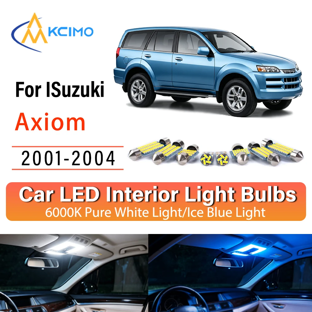 Premium Easy Install LED Interior Lights For ISuzuki Axiom 2001-2004, Atmosphere Lights Kit, Blue Light,White Light