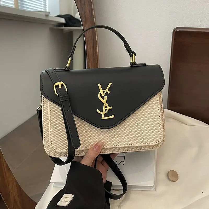 

Высокоэстетичная роскошная сумка-сумка, новая ручная сумка через плечо с цветными блоками, высококачественная сумка через плечо, мастер-сумка, VIP-сумка