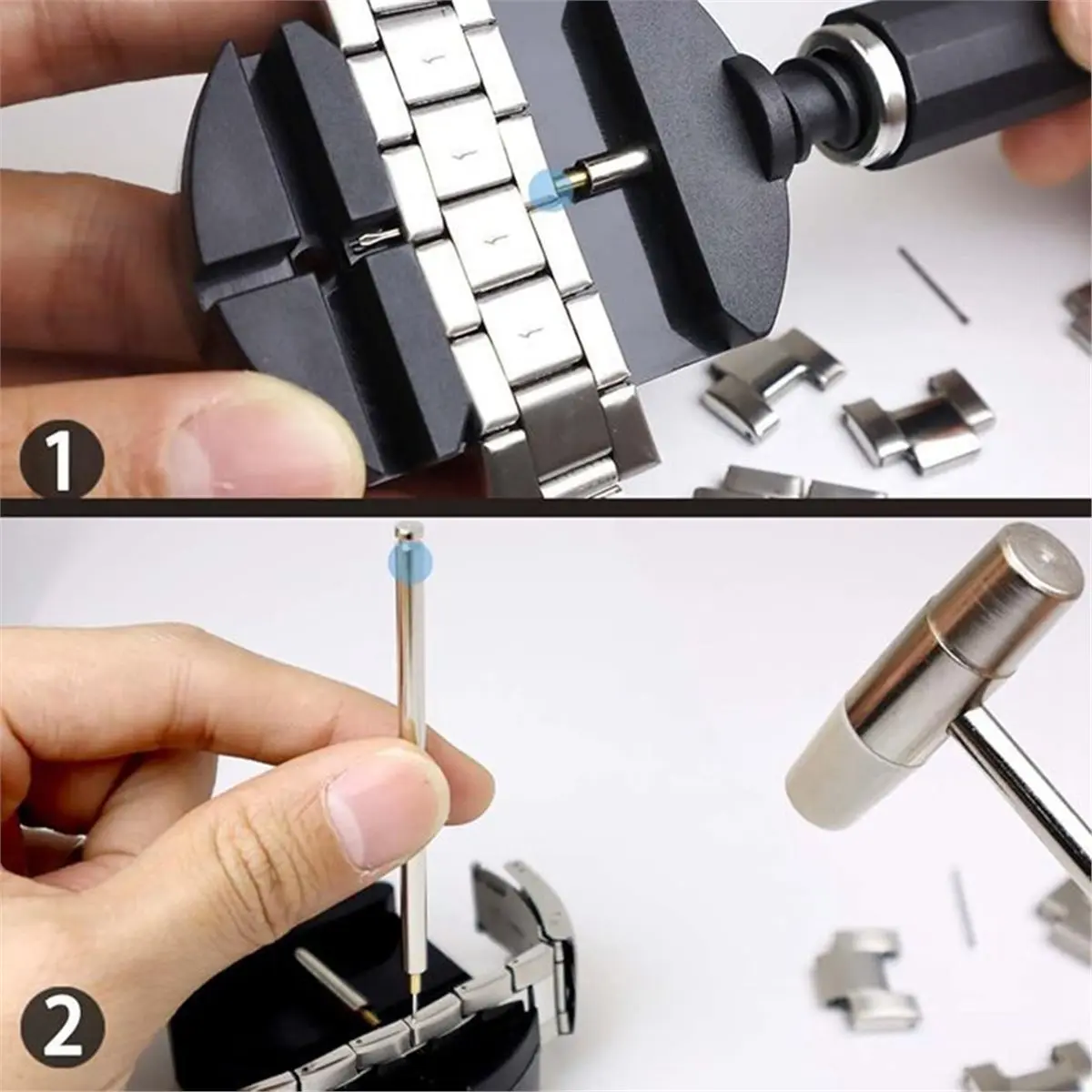 Watch Repair Kit - Comprehensive Tool Set for Watch Maintenance and Battery Replacement