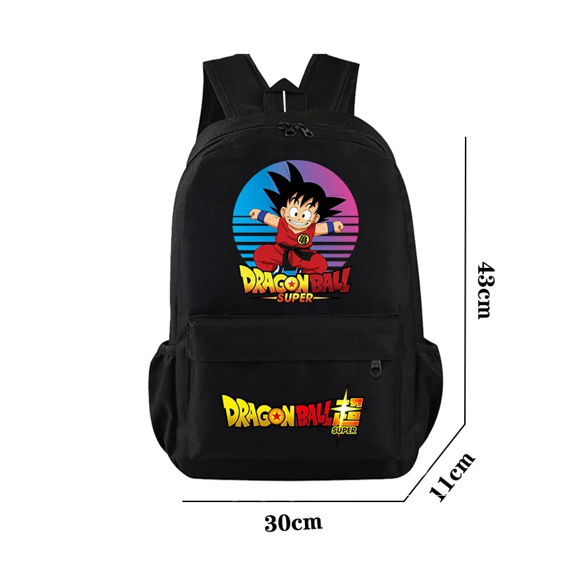 3Pcs/set Dragon Ball Backpack for Kids Boy Girl Student Teenage Bookbag with Insulated Lunch Bag Pencil Case Women men Rucksack