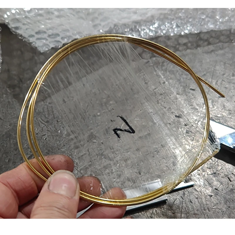 

H62 Brass Wire Brass Rod 0.3-5mm Bare Copper Wire Solid Round Bar Fine Round Rod for DIY Crafts Electrical