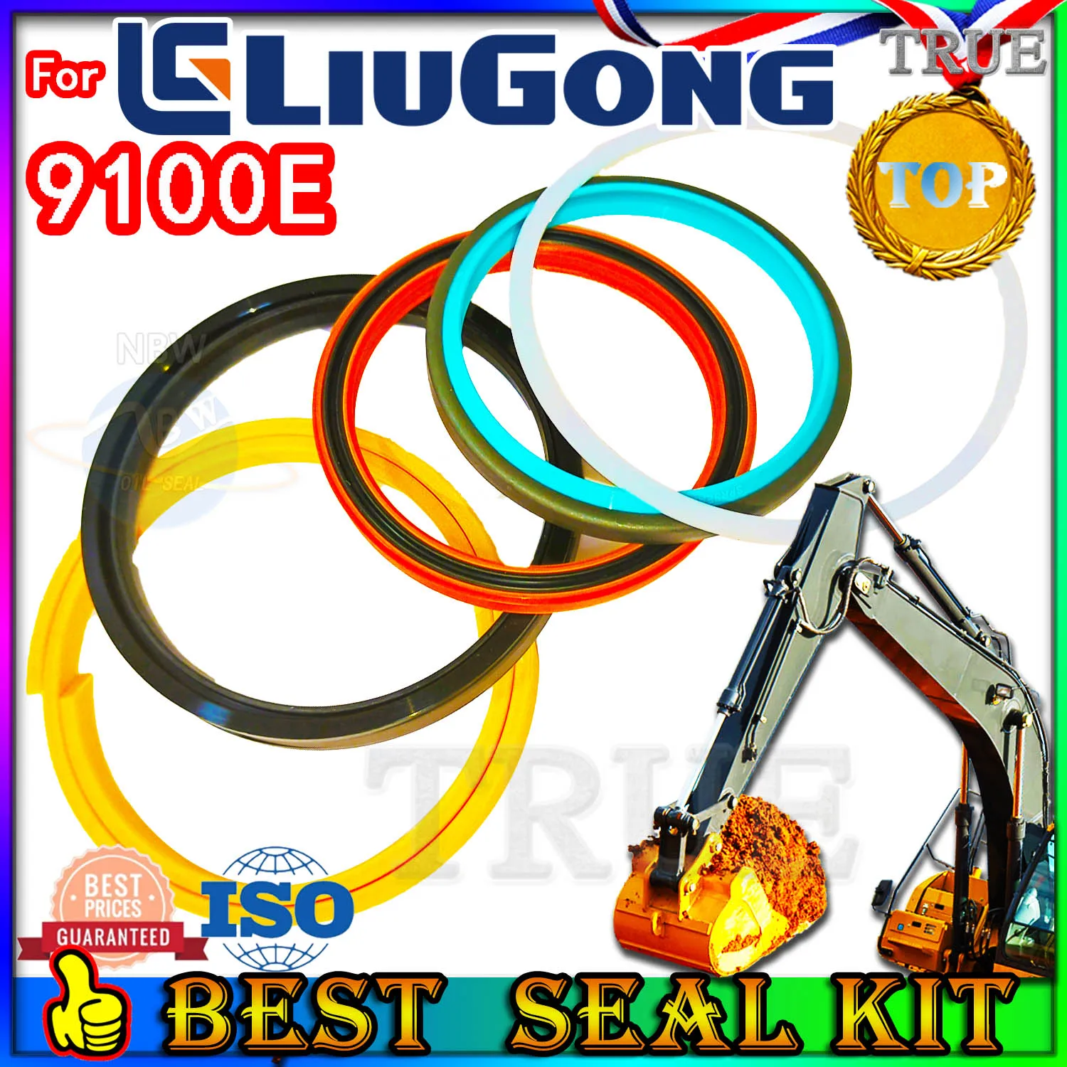 

For Liugong 9100E Oil Seal Repair Kit Boom Arm Bucket Excavator Hydraulic Cylinder Bushing FKM High Suppliers Manufacturers Fix