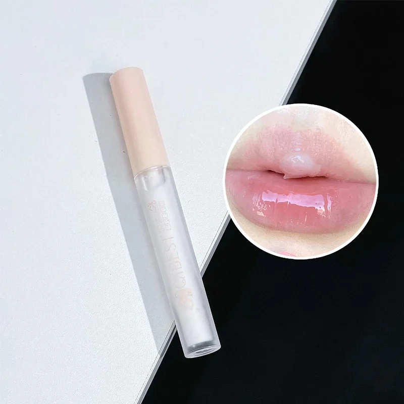 QIBEST Set di trucco 4 pezzi Rossetto liquido nudo, 1 crema per labbra, 1 olio per labbra, 1 tavolozza di fard per il viso e kit cosmetici per collana 7 pezzi/scatola