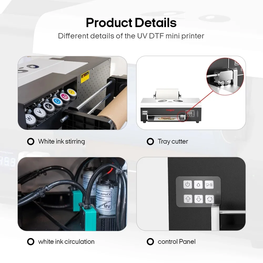 Digital Printer T-Shirt Plotter Cutting Printing Machine Procolored L1800 L800 XP600 DTF Printer