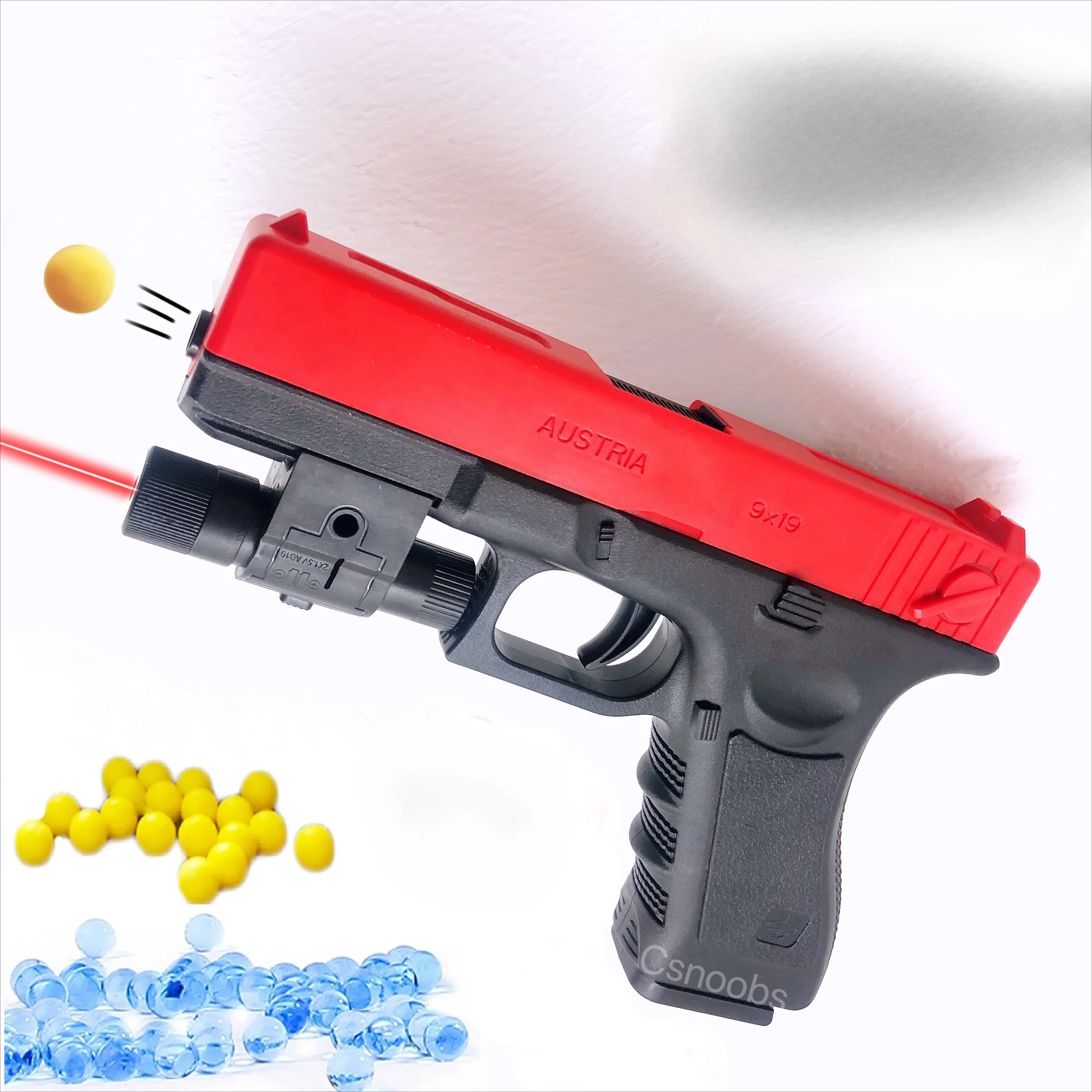 Pistola de juguete Manual de balas de doble tipo G17, pistola de bola de agua, pistola Airsoft para niños, deportes al aire libre, regalo para niños