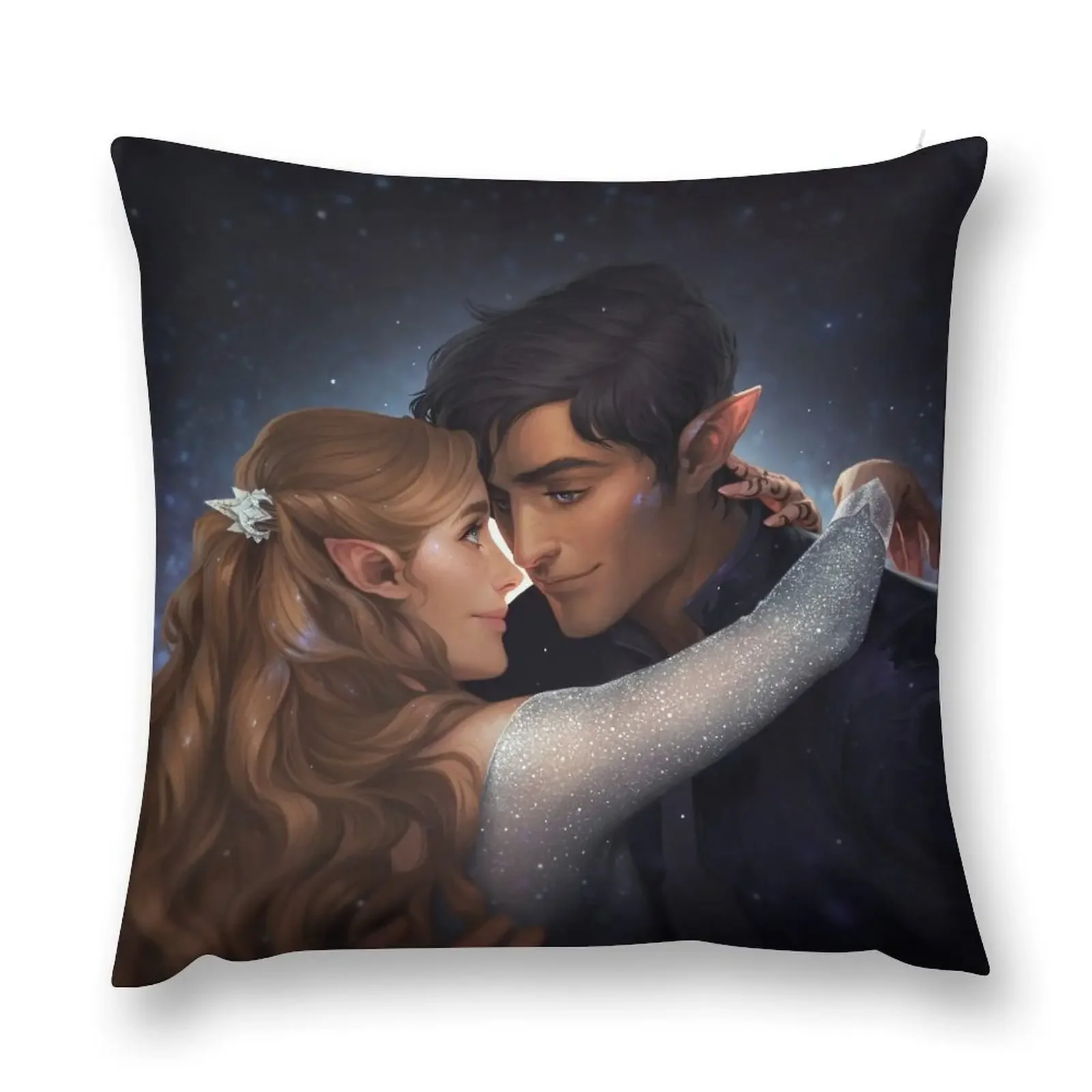 Starfall Throw Pillow christmas pillow case Pillow Cases Sofa Cushions anime girl