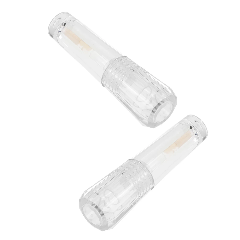 

2Pcs Empty Lip Gloss Tube 3Ml Clear Lip Oil Container Travel Liquid Eyeshadow Dispenser Refillable Makeup Storage